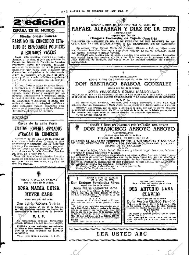 ABC SEVILLA 16-02-1982 página 96