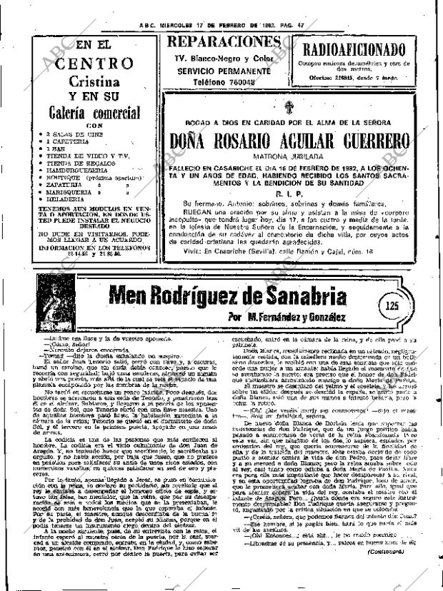 ABC SEVILLA 17-02-1982 página 57