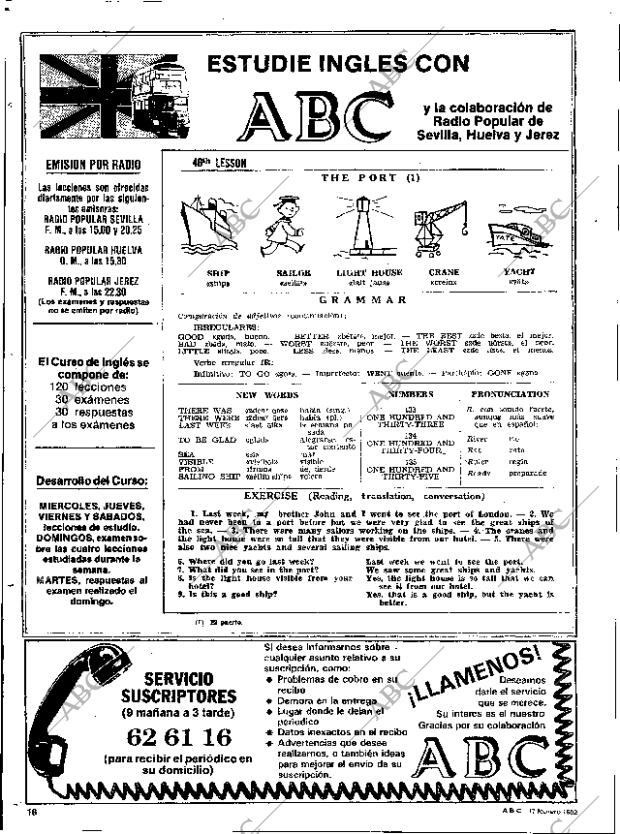 ABC SEVILLA 17-02-1982 página 64