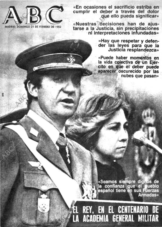 ABC MADRID 21-02-1982 página 1