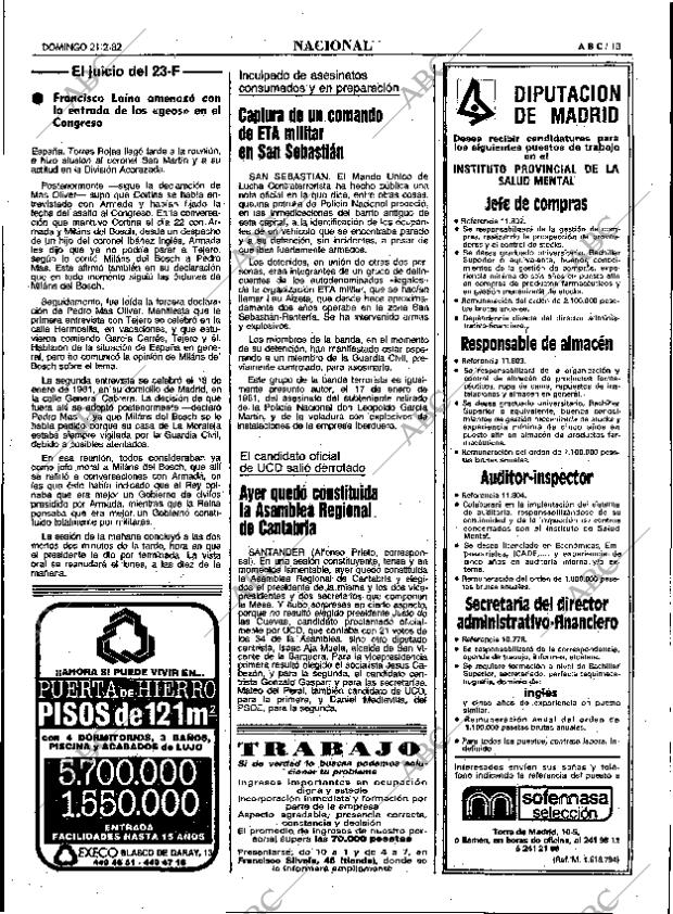 ABC MADRID 21-02-1982 página 25