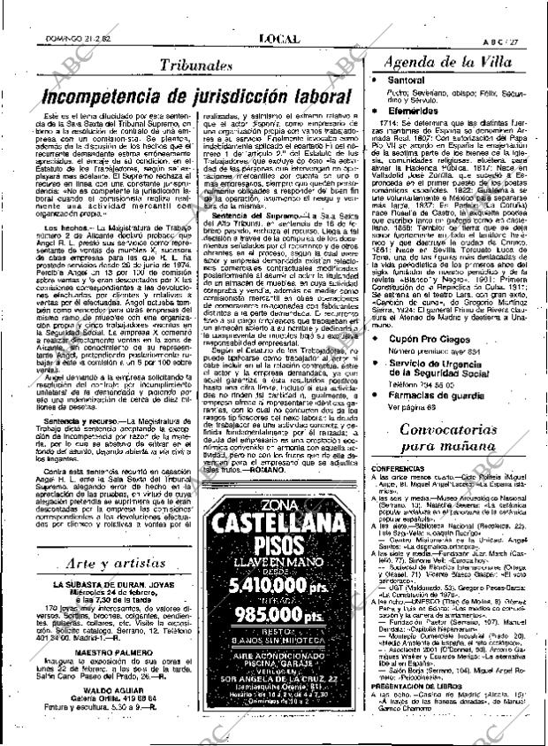 ABC MADRID 21-02-1982 página 39