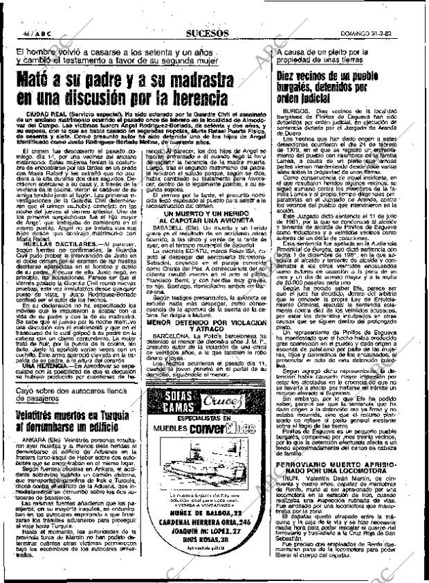 ABC MADRID 21-02-1982 página 58