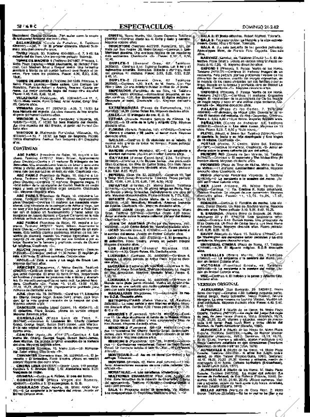 ABC MADRID 21-02-1982 página 70