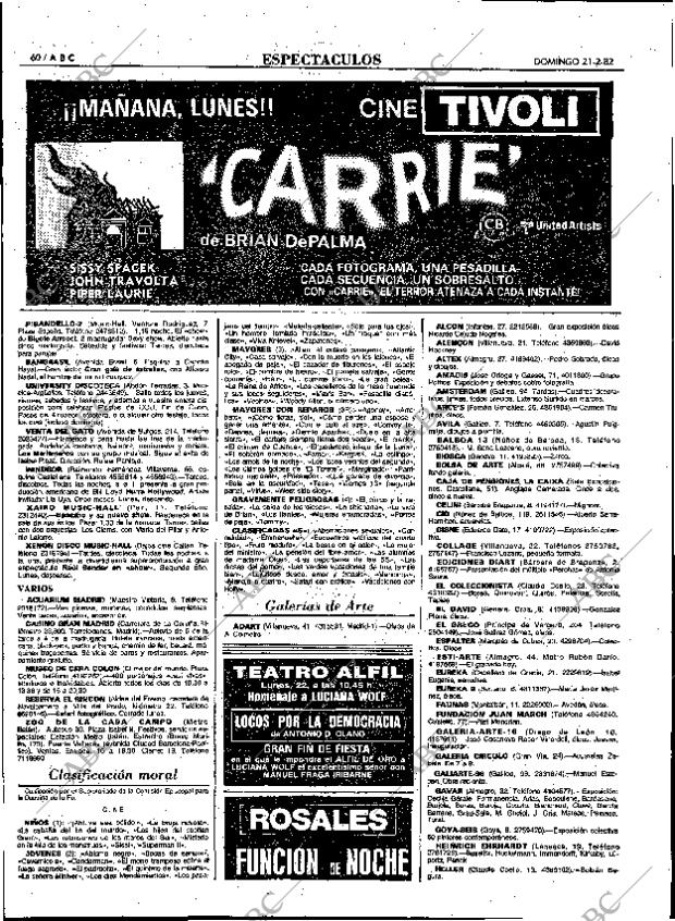 ABC MADRID 21-02-1982 página 72