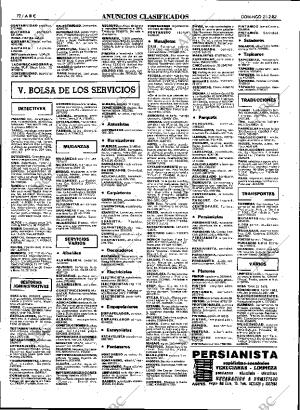 ABC MADRID 21-02-1982 página 84