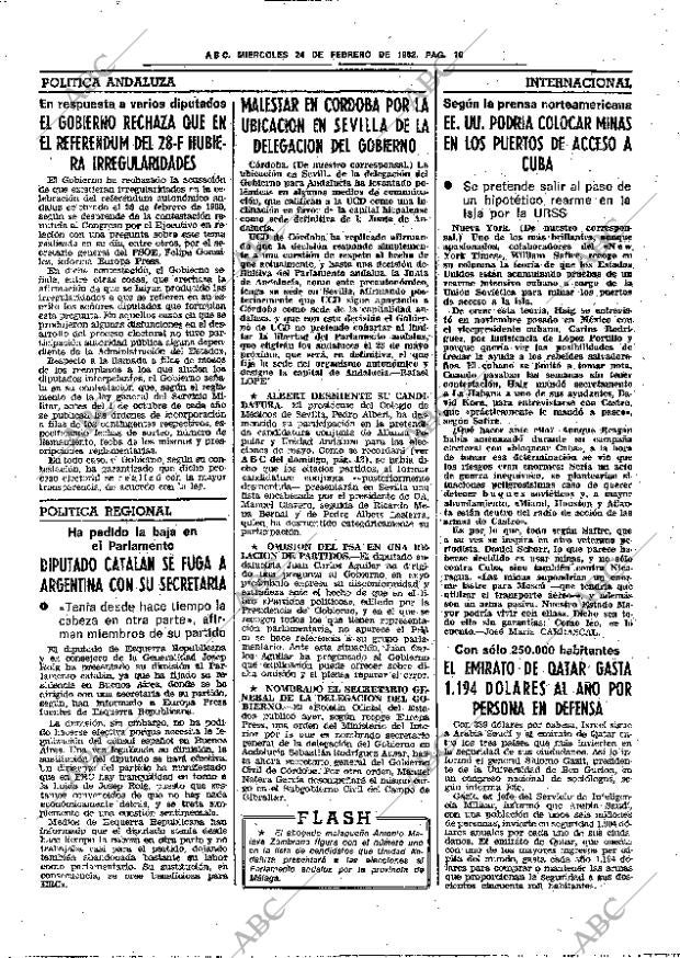 ABC SEVILLA 24-02-1982 página 20