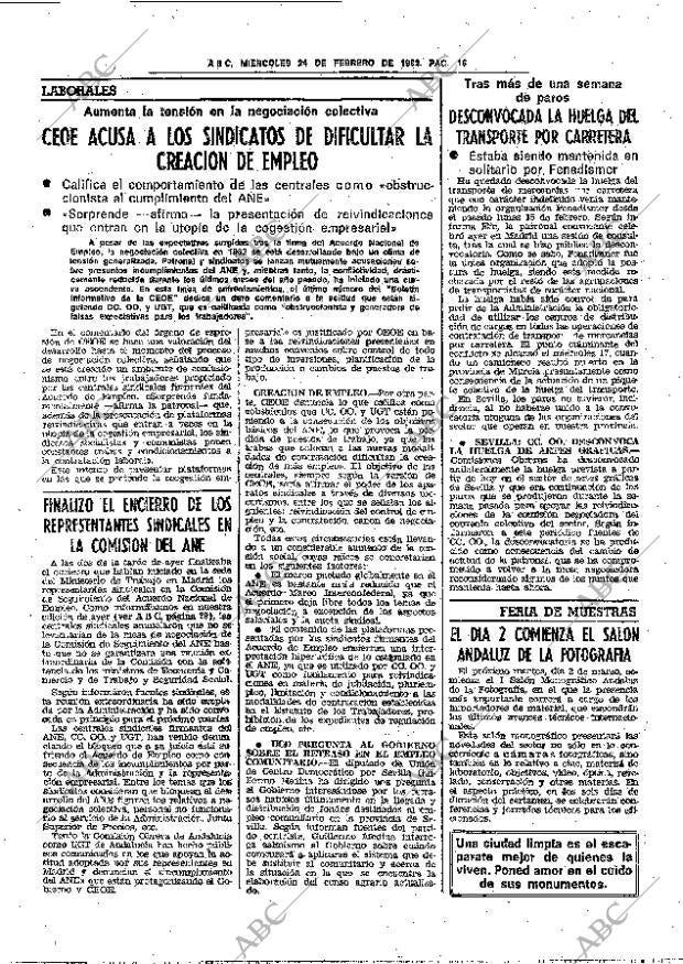 ABC SEVILLA 24-02-1982 página 26