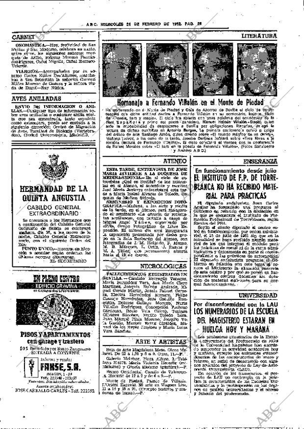 ABC SEVILLA 24-02-1982 página 38