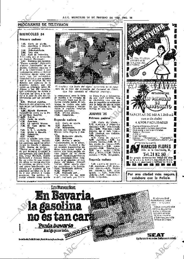 ABC SEVILLA 24-02-1982 página 45