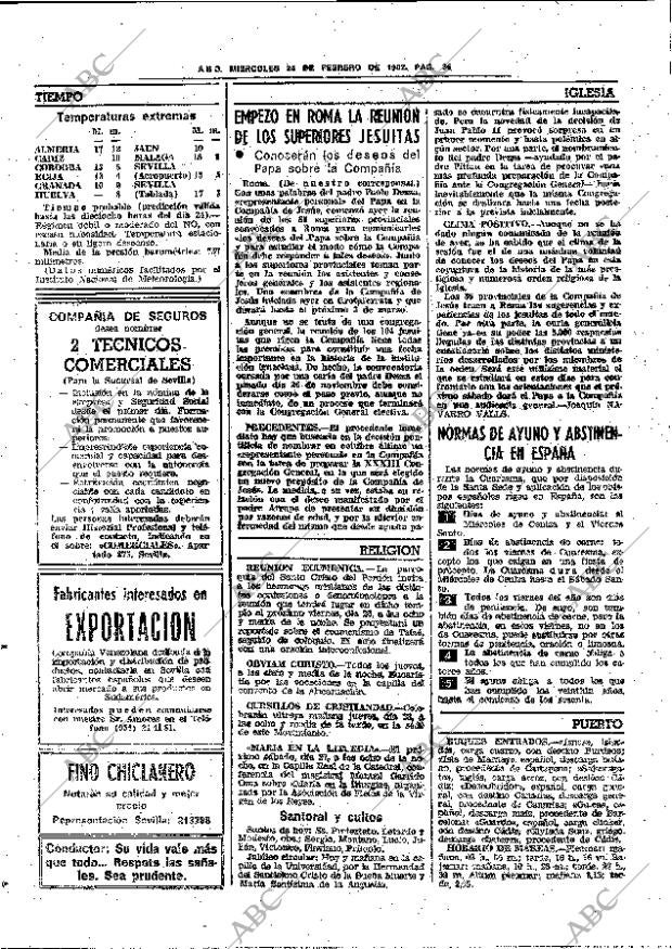 ABC SEVILLA 24-02-1982 página 46