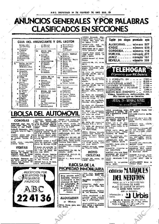 ABC SEVILLA 24-02-1982 página 49