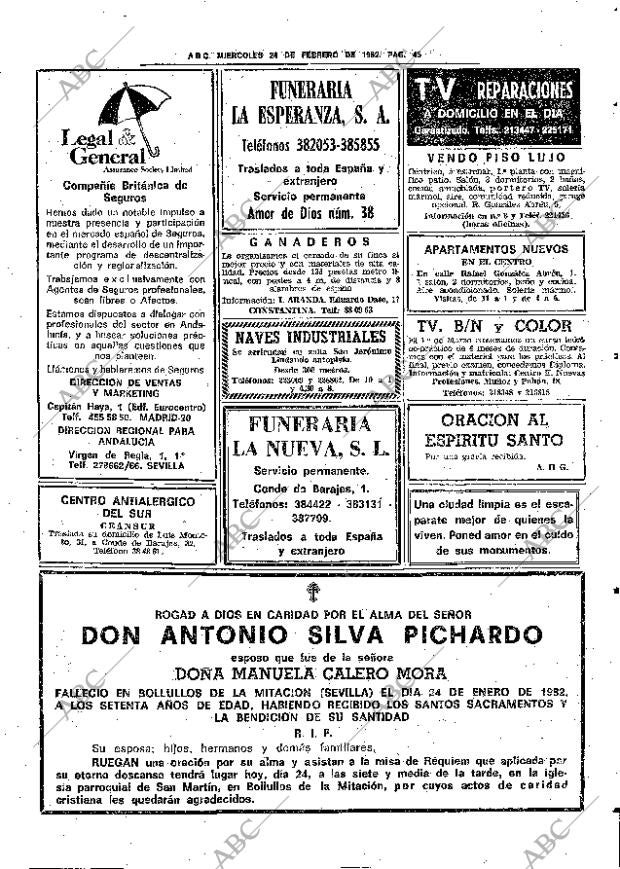 ABC SEVILLA 24-02-1982 página 55