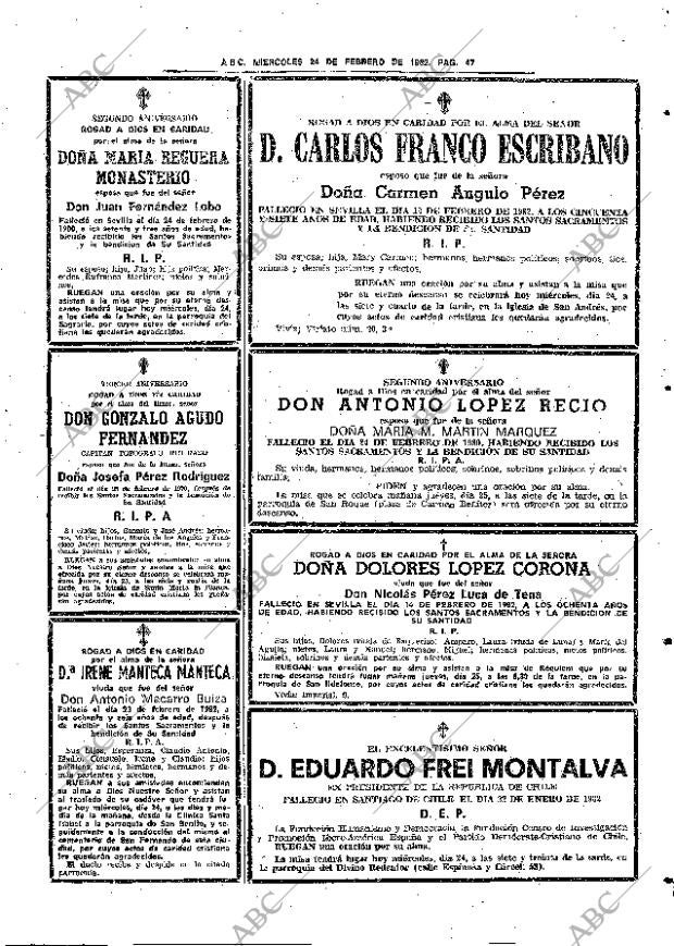 ABC SEVILLA 24-02-1982 página 57
