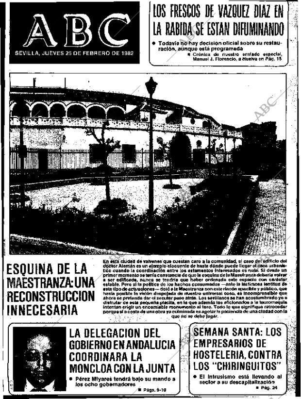 ABC SEVILLA 25-02-1982 página 1