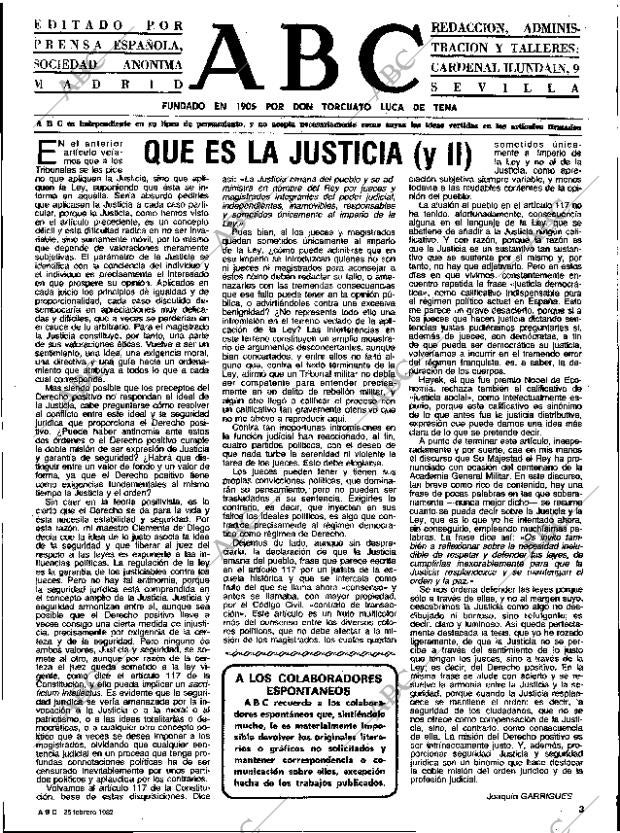 ABC SEVILLA 25-02-1982 página 3