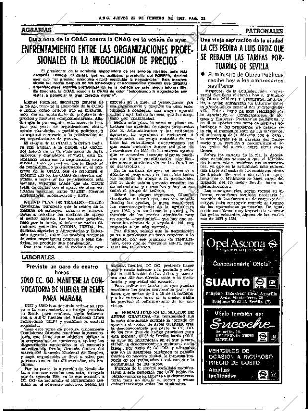ABC SEVILLA 25-02-1982 página 31