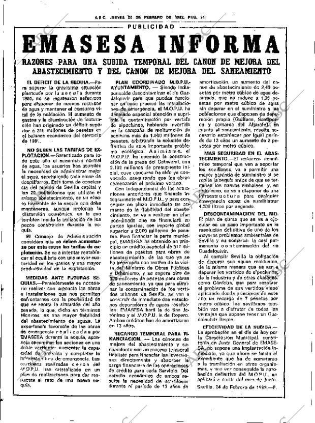 ABC SEVILLA 25-02-1982 página 42