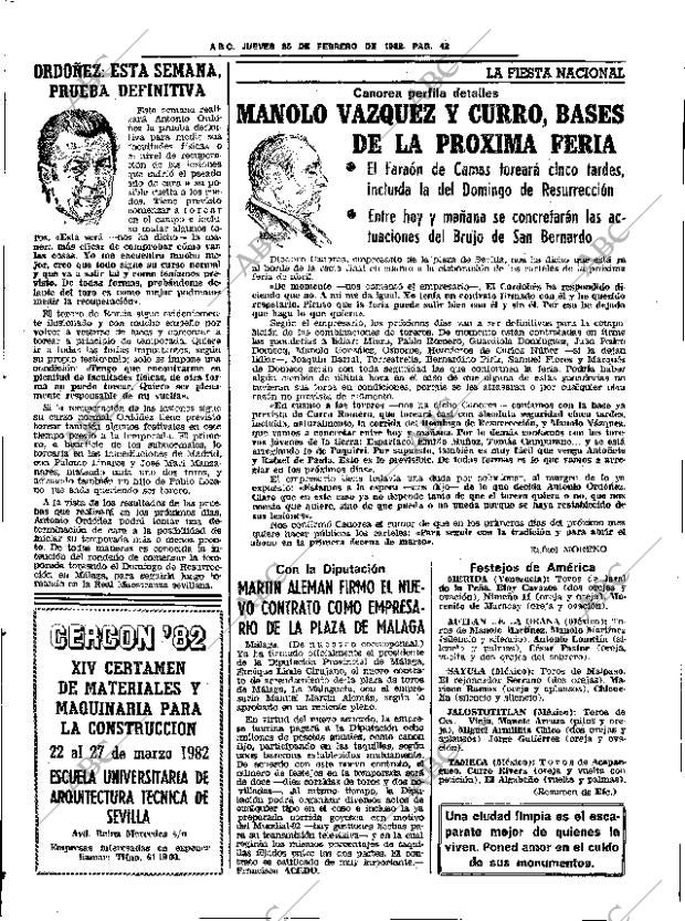 ABC SEVILLA 25-02-1982 página 50