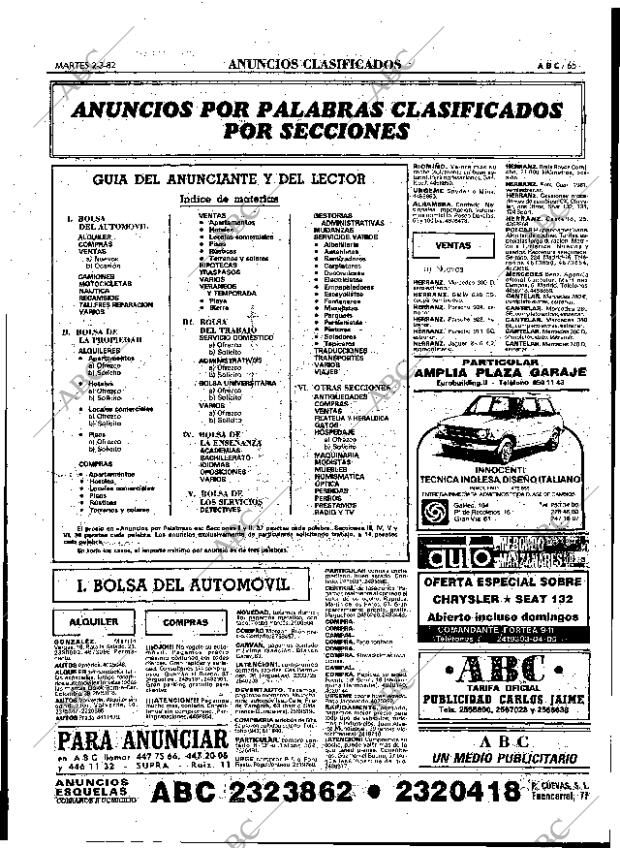 ABC MADRID 02-03-1982 página 73