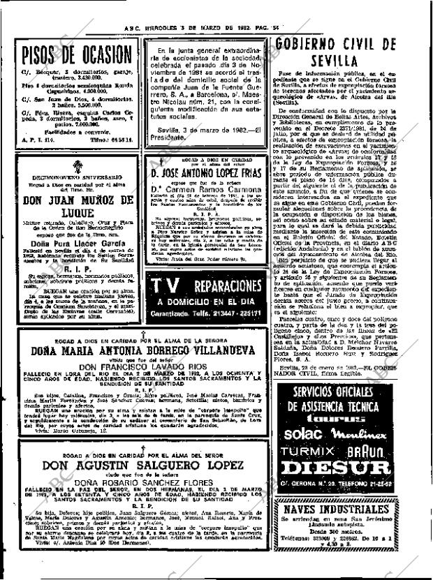 ABC SEVILLA 03-03-1982 página 64