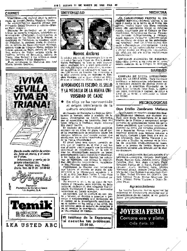 ABC SEVILLA 11-03-1982 página 50