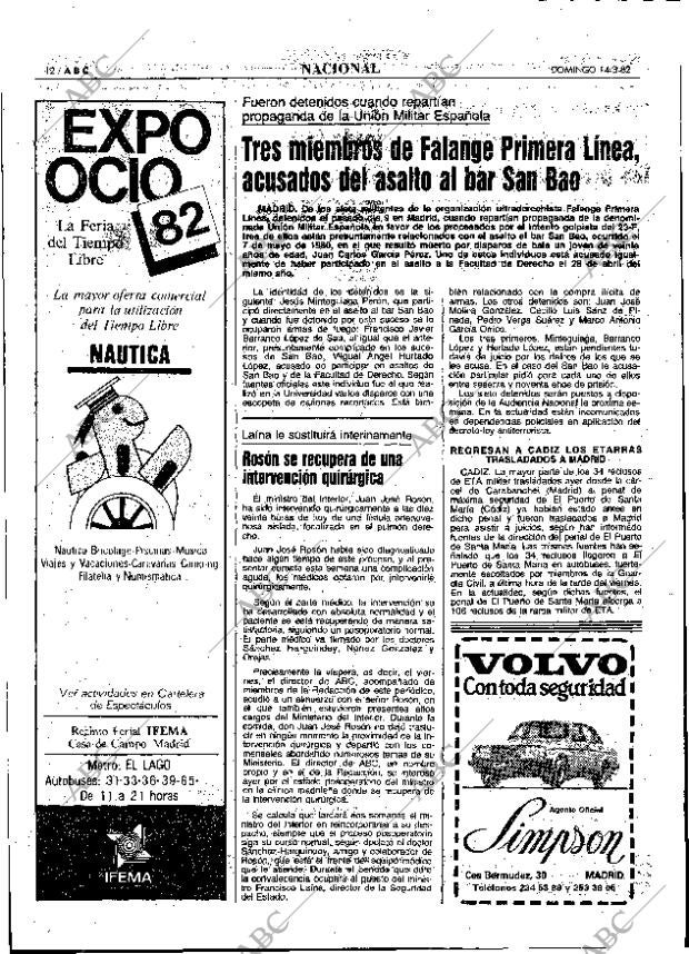 ABC MADRID 14-03-1982 página 28