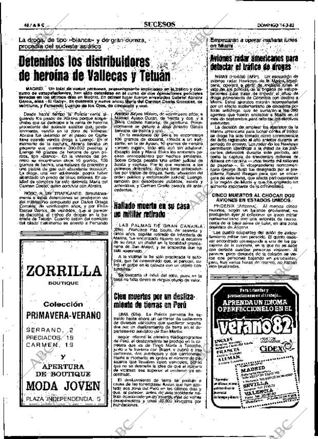 ABC MADRID 14-03-1982 página 64