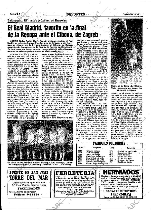 ABC MADRID 14-03-1982 página 70