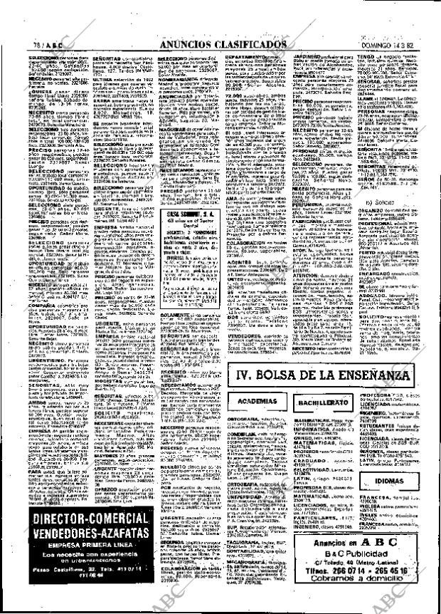 ABC MADRID 14-03-1982 página 94