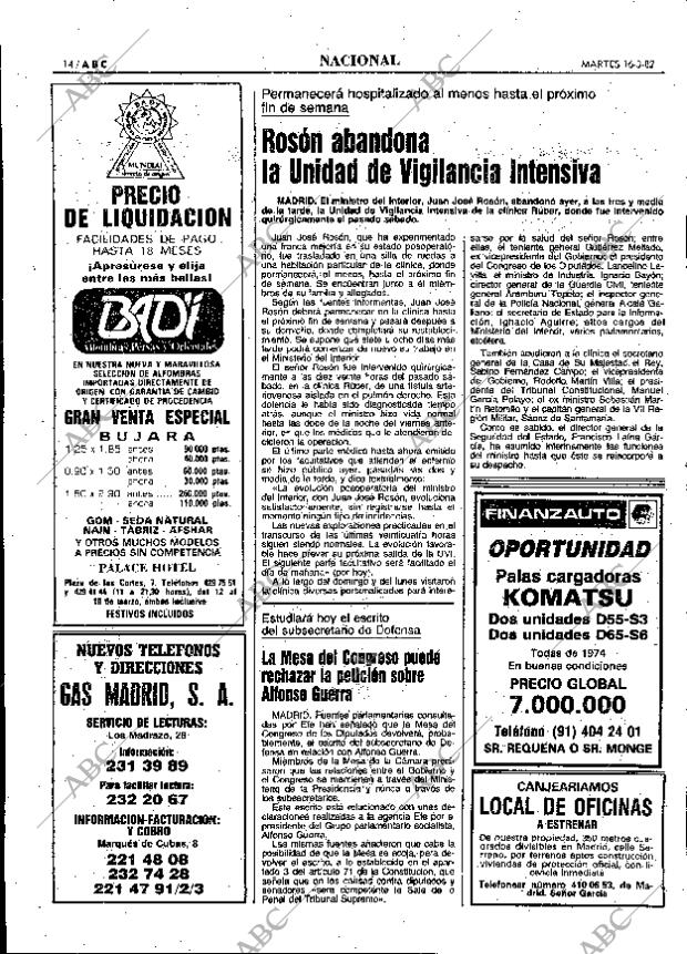 ABC MADRID 16-03-1982 página 22