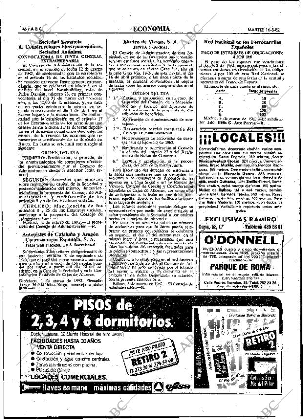 ABC MADRID 16-03-1982 página 54
