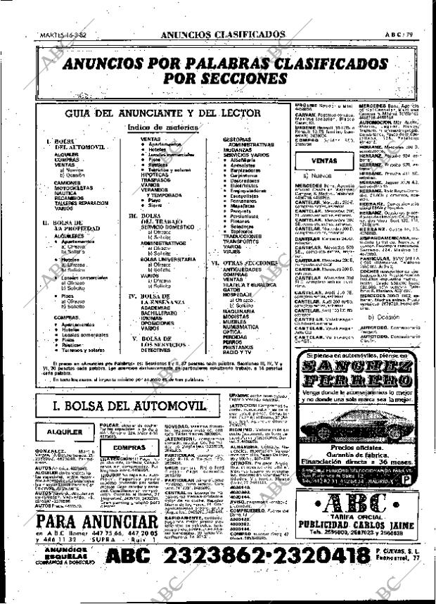 ABC MADRID 16-03-1982 página 87