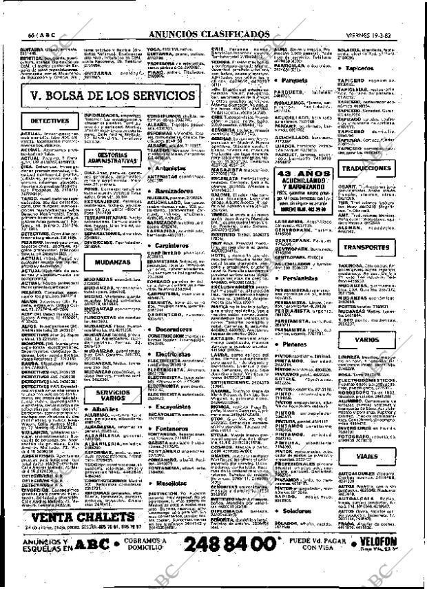 ABC MADRID 19-03-1982 página 74