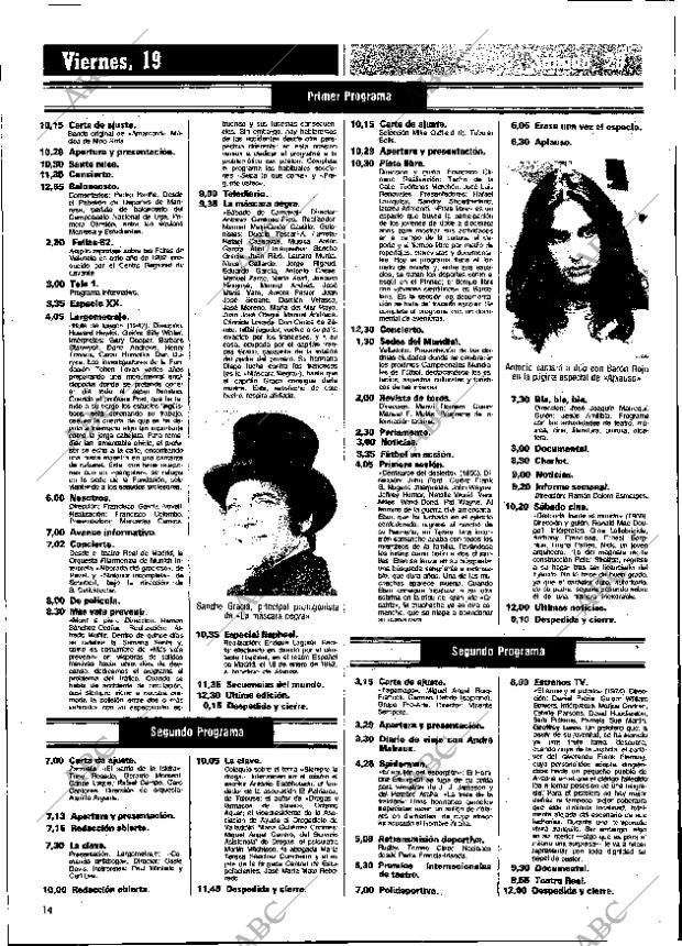 ABC MADRID 19-03-1982 página 86