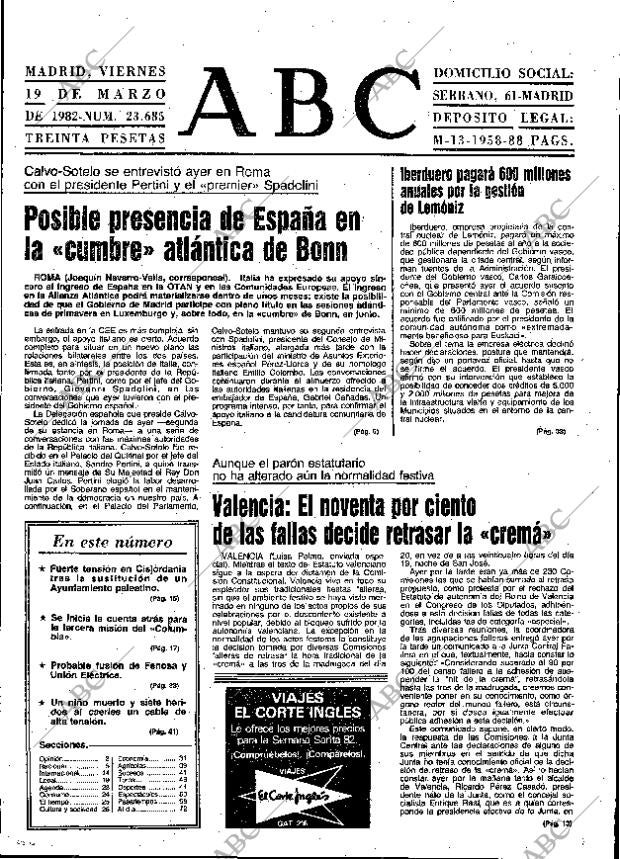 ABC MADRID 19-03-1982 página 9