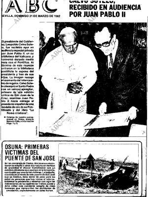 ABC SEVILLA 21-03-1982 página 1