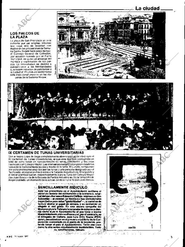ABC SEVILLA 21-03-1982 página 5