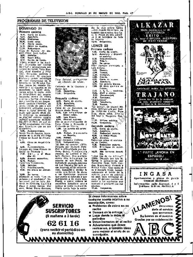 ABC SEVILLA 21-03-1982 página 61
