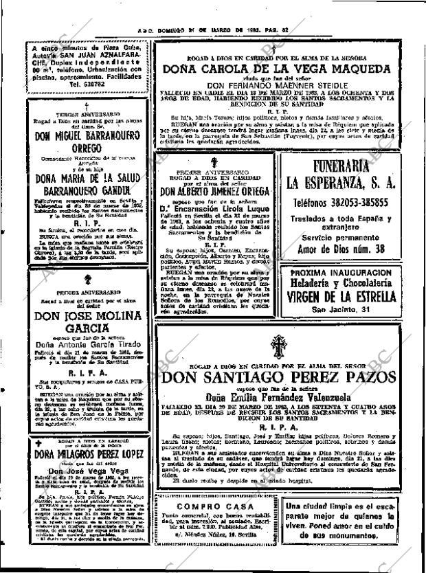ABC SEVILLA 21-03-1982 página 76