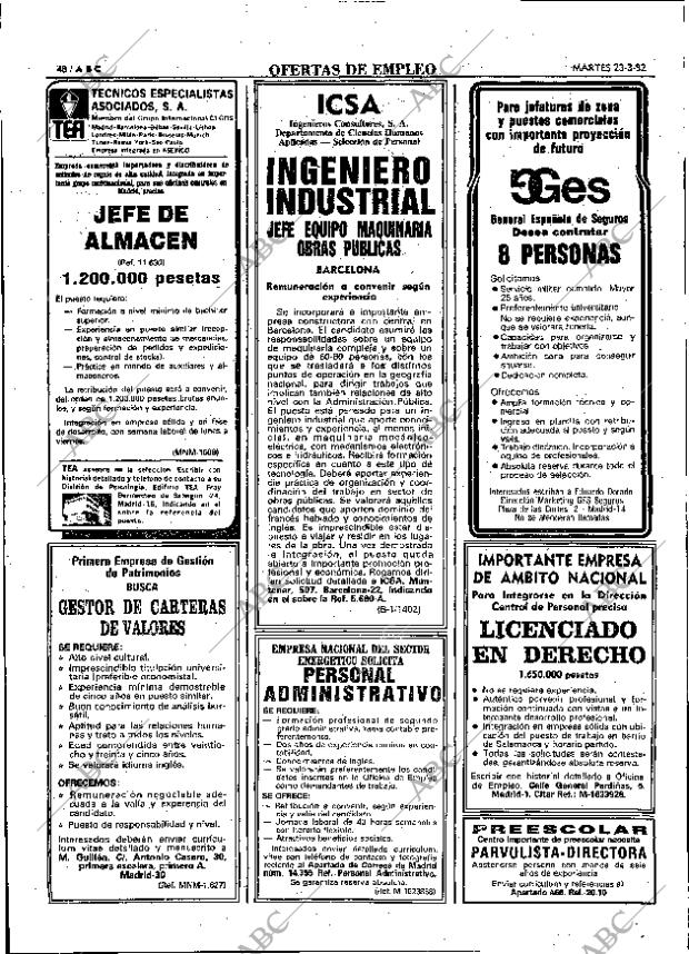 ABC MADRID 23-03-1982 página 60
