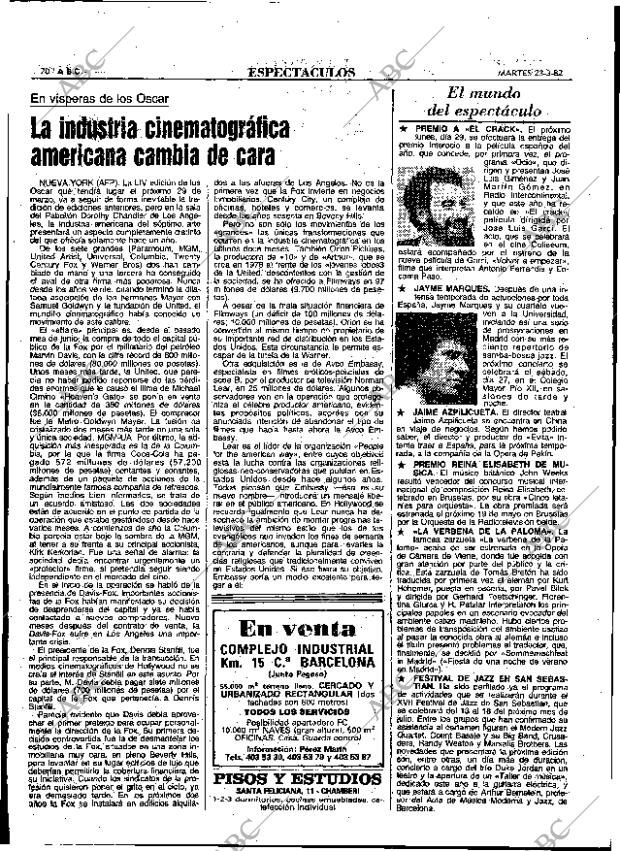 ABC MADRID 23-03-1982 página 82