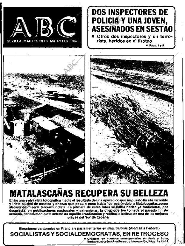 ABC SEVILLA 23-03-1982 página 1
