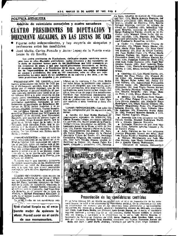 ABC SEVILLA 23-03-1982 página 28