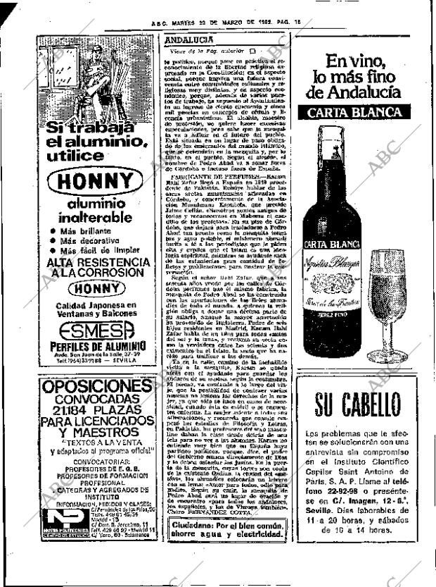 ABC SEVILLA 23-03-1982 página 38