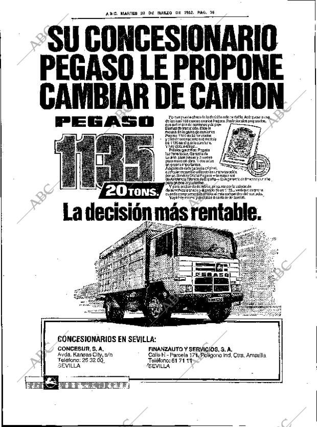 ABC SEVILLA 23-03-1982 página 56