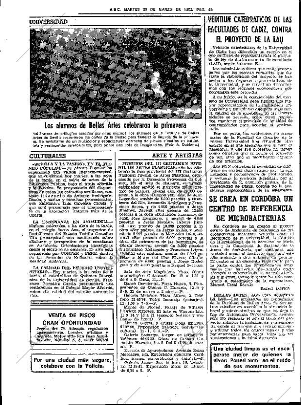 ABC SEVILLA 23-03-1982 página 65
