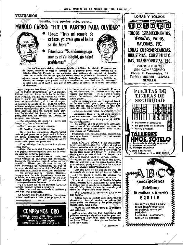 ABC SEVILLA 23-03-1982 página 71