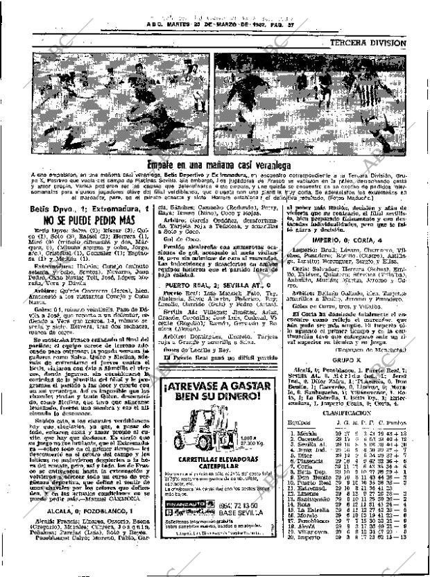 ABC SEVILLA 23-03-1982 página 77