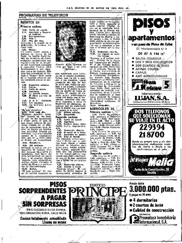 ABC SEVILLA 23-03-1982 página 85